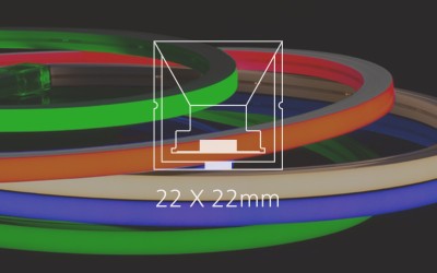 2222 T RGBW bend flex IP67