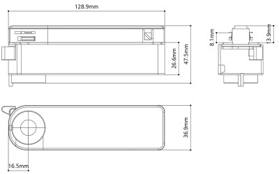 Xi 30 2P track adaptor